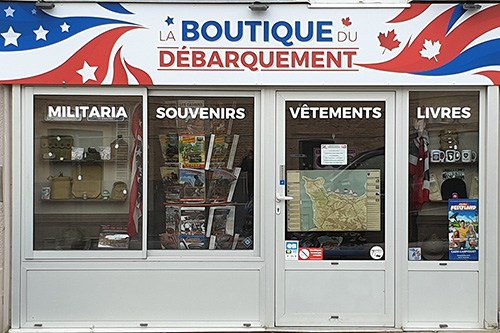 Devanture de La Boutique du Débarquement